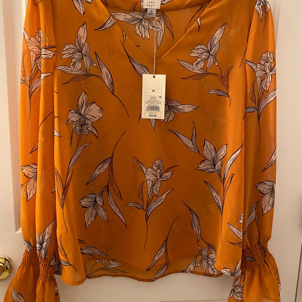 Long sleeve blouse